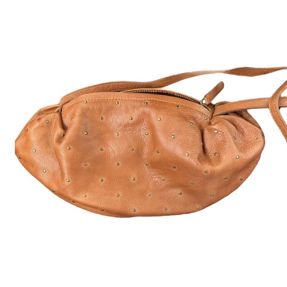 Vilenca Holland Leather Studded Crossbody Bag - Picture 5 of 6